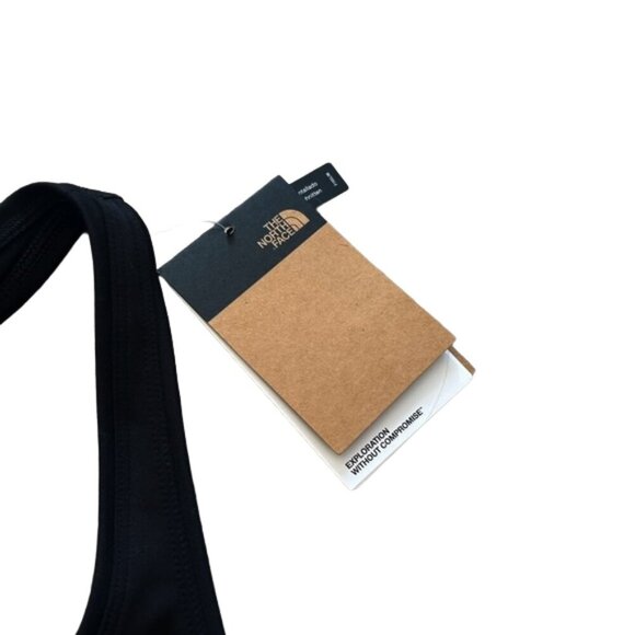 NWT The North Face Black Active Ribbed Stretch Racerback Tank L Yoga Running Gym - Picture 6 of 9